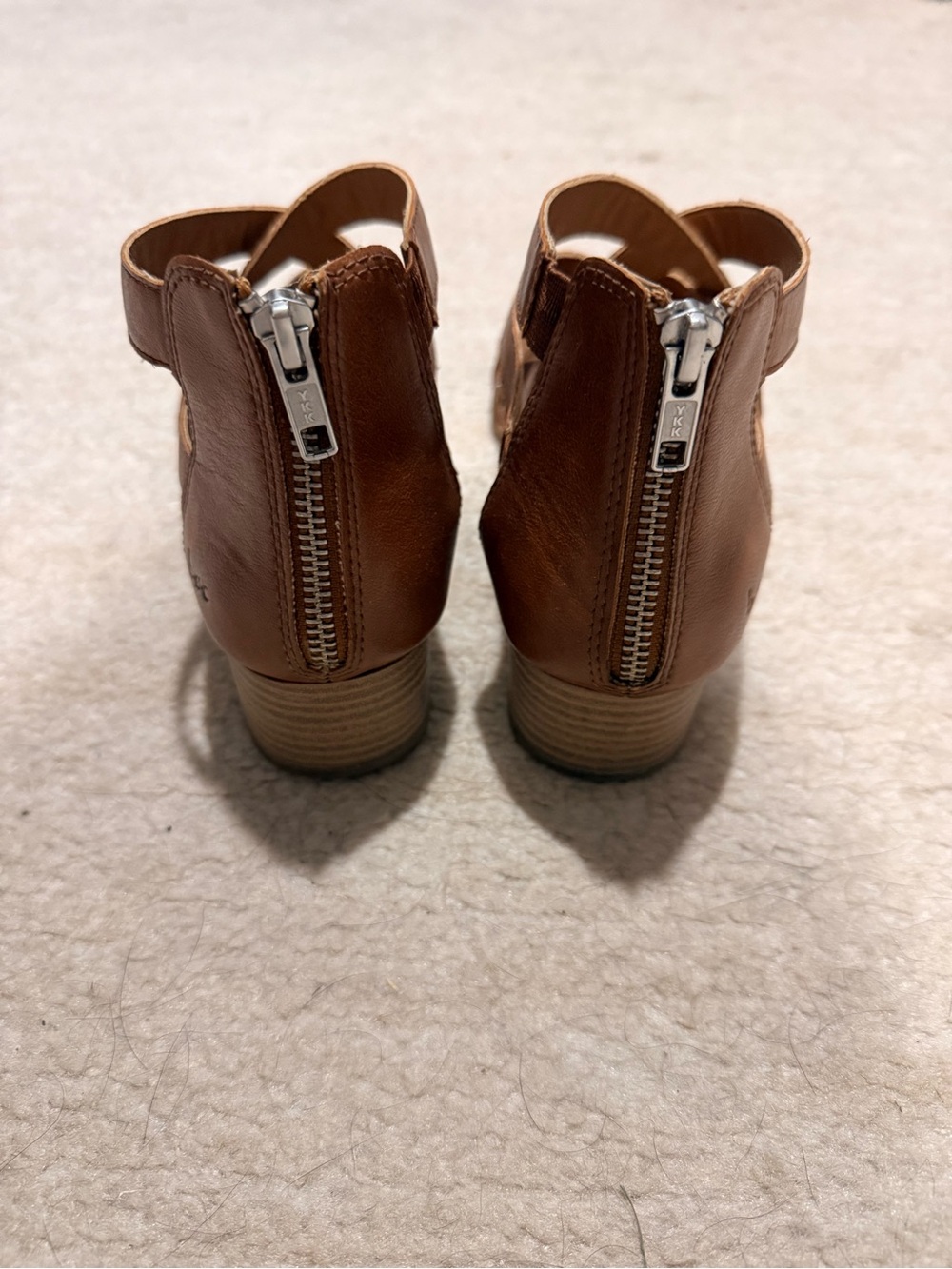 Women’s Brown Strappy Gladiator Sandals - Picture 4 of 5